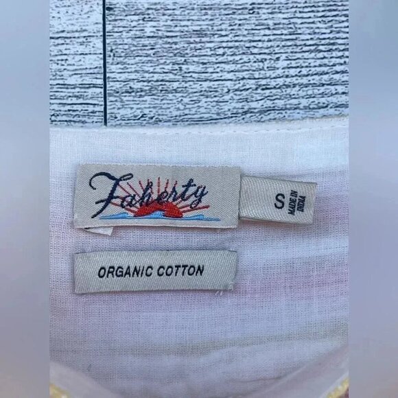 Faherty Hailee Organic Cotton Jacquard Minidress Size small - Picture 6 of 11